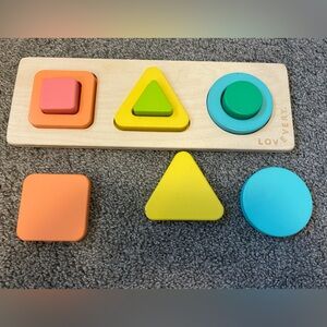 Lovevery Colorful Shape Sorting Toy